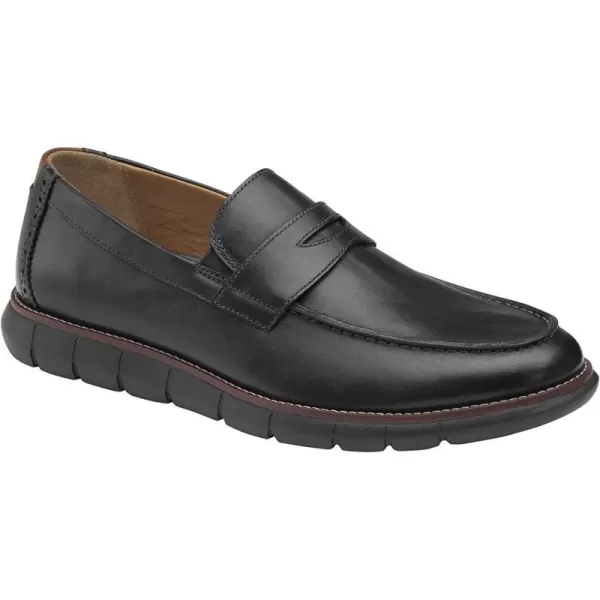 imageJohnston amp Murphy Mens Holden Plain Toe Shoe  Classic Shoe for Men  Genuine Leather  Lightweight Support amp Cushion  ShockAbsorbing Flexible EVA SolenbspBlack Full GrainBlack Sole