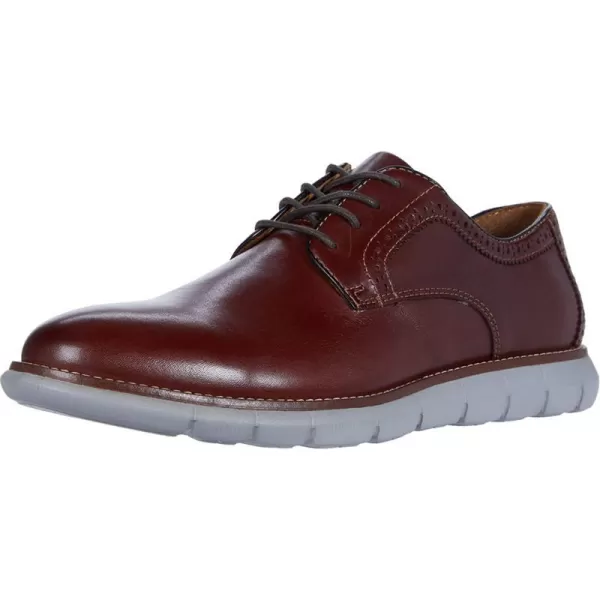 imageJohnston amp Murphy Mens Holden Plain Toe ShoeMahogany Full Grain