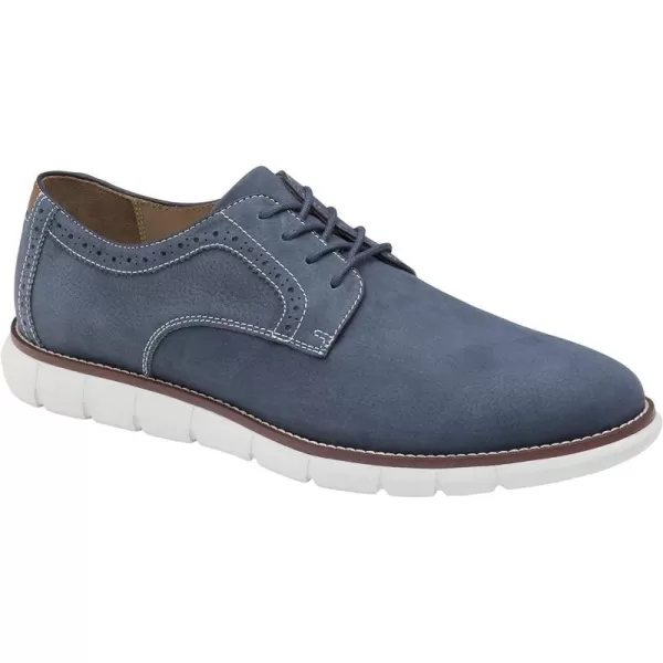 imageJohnston amp Murphy Mens Holden Plain Toe ShoeNavy Tumbled Nubuck