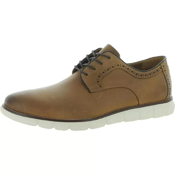 imageJohnston amp Murphy Mens Holden Plain Toe ShoeTan Oiled Full Grain