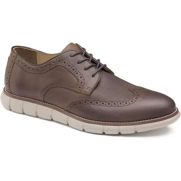 imageJohnston amp Murphy Mens Holden Wingtip Full Grain  Classic Dress Shoe  Genuine Leather  Lightweight Athletic ConstructionBrown Oiled Full Grain