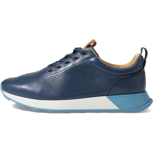 imageJohnston amp Murphy Mens Kinnon Perfed Jogger Shoes  Mens Walking Shoes Casual Shoes for Men Sneakers for Men Lace Sneakers EVA Cushioned Footbed amp Rubber SoleNavy Full Grain