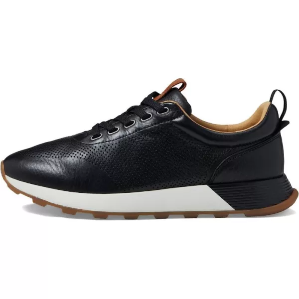 imageJohnston amp Murphy Mens Kinnon Perfed Jogger Shoes  Mens Walking Shoes Casual Shoes for Men Sneakers for Men Lace Sneakers EVA Cushioned Footbed amp Rubber SoleBlack Full Grain