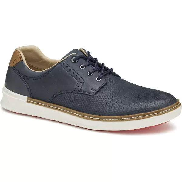 imageJohnston amp Murphy Mens McGuffey GL2 Hybrid Golf Shoe  Waterproof Construction  Superior Cushioning  HybridLug Rubber SoleNavy Oiled Embossed Full Grain