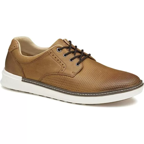 imageJohnston amp Murphy Mens McGuffey GL2 Hybrid Golf Shoe  Waterproof Construction  Superior Cushioning  HybridLug Rubber SoleTan Oiled Embossed Full Grain