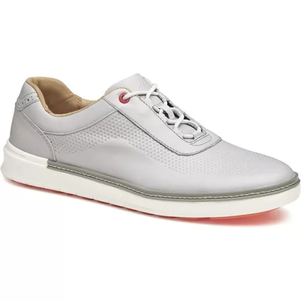 imageJohnston amp Murphy Mens McGuffey GL4 Hybrid UThroat Shoes  Casual Shoes for Men Fully Waterproof Construction Mens Sneakers TRUFOAM Footbed amp Rubber SoleLight Gray Full Grain