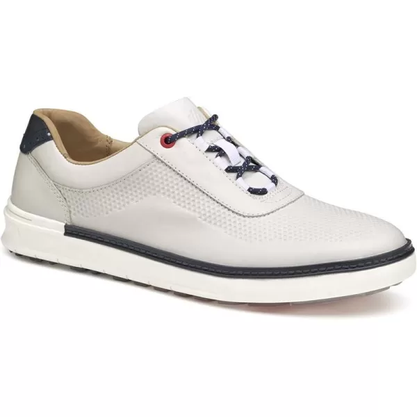 imageJohnston amp Murphy Mens McGuffey GL4 Hybrid UThroat Shoes  Casual Shoes for Men Fully Waterproof Construction Mens Sneakers TRUFOAM Footbed amp Rubber SoleWhite Full Grain