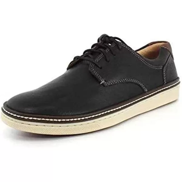 imageJohnston amp Murphy Mens McGuffey Plain Toe Shoe  Classic Lightweight SneakerBlack Full Grain
