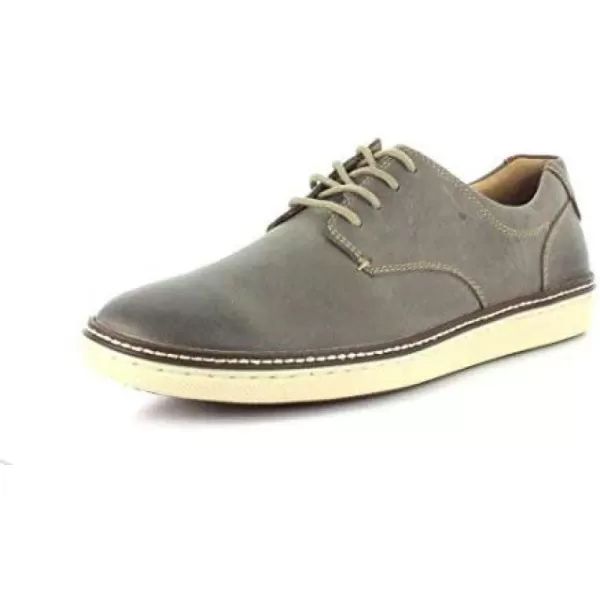 imageJohnston amp Murphy Mens McGuffey Plain Toe Shoe  Classic Lightweight SneakerGray Oiled Leather