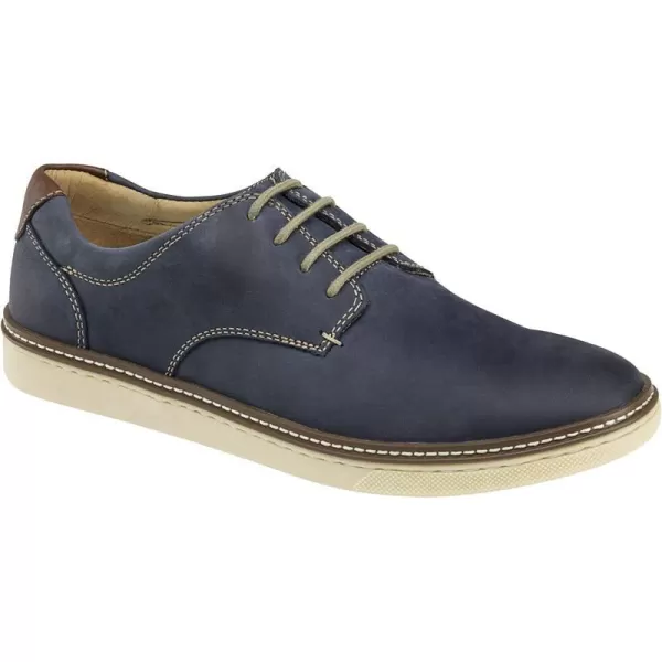 imageJohnston amp Murphy Mens McGuffey Plain Toe Shoe  Classic Lightweight SneakerNavy Oiled Full Grain