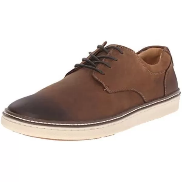 imageJohnston amp Murphy Mens McGuffey Plain Toe Shoe  Classic Lightweight SneakerTan Oiled Full Grain