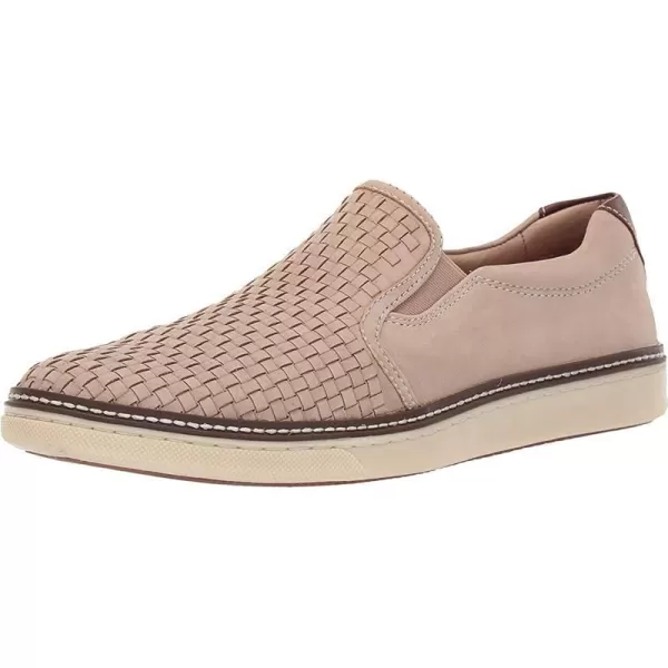 imageJohnston amp Murphy Mens McGuffey Woven SlipOn Shoe nbspClassic Lightweight SneakerBeige Tumbled Nubuck