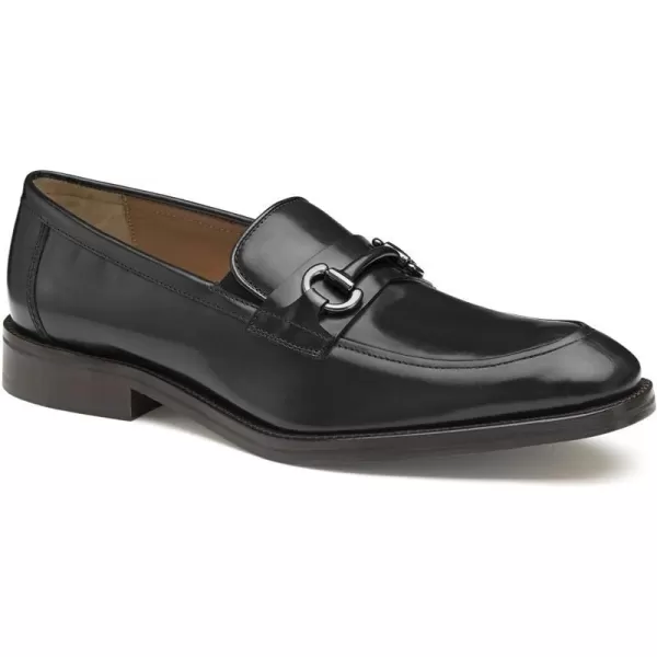 imageJohnston amp Murphy Mens Meade Bit Shoe  Mens Dress Shoes Dress Shoes for Men Italian Leather Shoes Loafers for Men Mens Work Shoes Cushioned Insole amp Rubber SoleBlack Full Grain