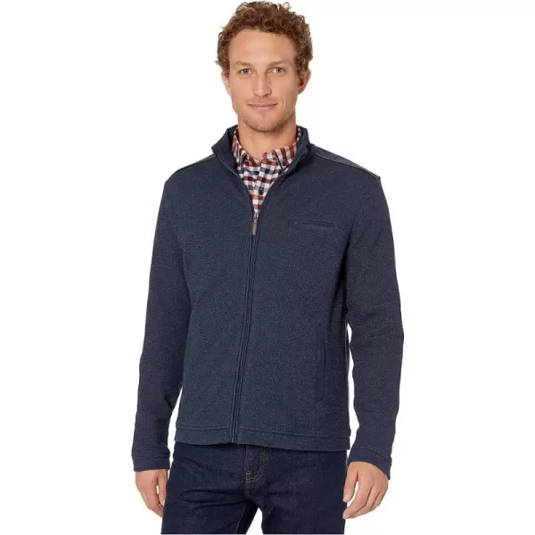 imageJohnston amp Murphy Mens Melange Knit FullZipJohnston amp Murphy Mens Melange Knit FullZip