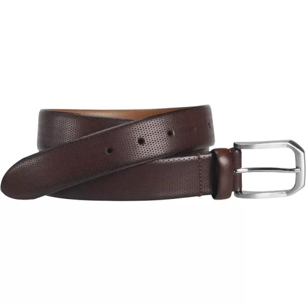 imageJohnston amp Murphy Mens Micro Perf BeltBurgundy