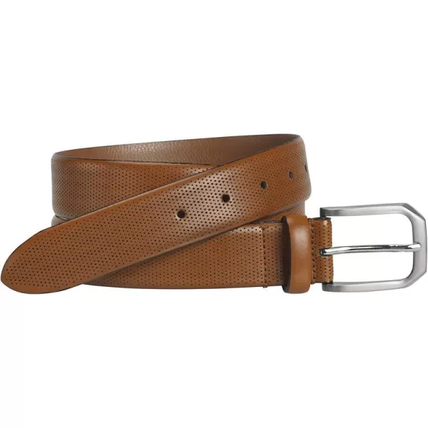 imageJohnston amp Murphy Mens Micro Perf BeltTan