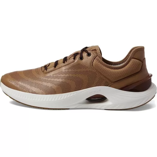 imageJohnston amp Murphy Mens RT1Luxe  Sneakers for Men Mens Fashion Sneakers Mens Casual Shoes TemperatureRegulating Comfort Removable EVA Cushioned FootbedTan Full Grain