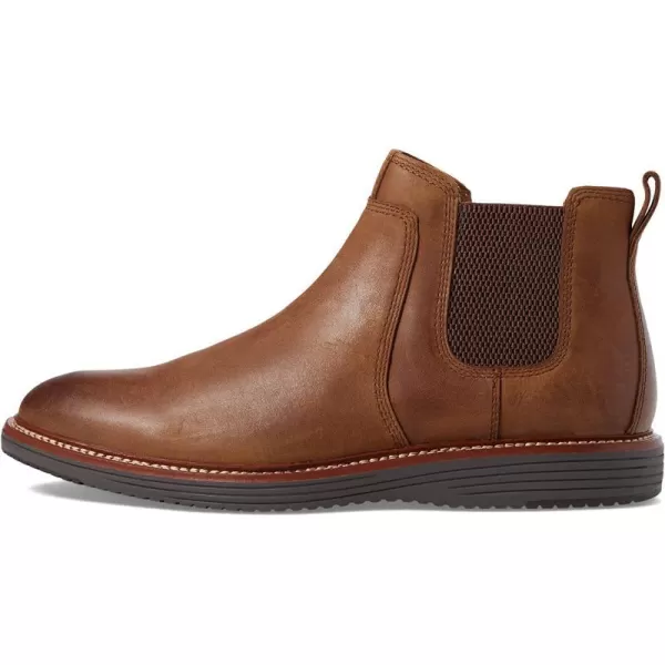 imageJohnston amp Murphy Mens Upton Chelsea Boot  Casual Boots for Men  Full Grain Leather Shoes  Breathable Mesh Lining  Removable Memory Foam Cushioned InsoleBrown Oiled Full Grain
