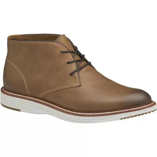 imageJohnston amp Murphy Mens Upton Chukka Shoe  Casual Boots for Men  Full Grain Leather Shoe  Breathable Mesh Lining  Removable Memory Foam Cushioned InsoleTan Oiled Full Grain