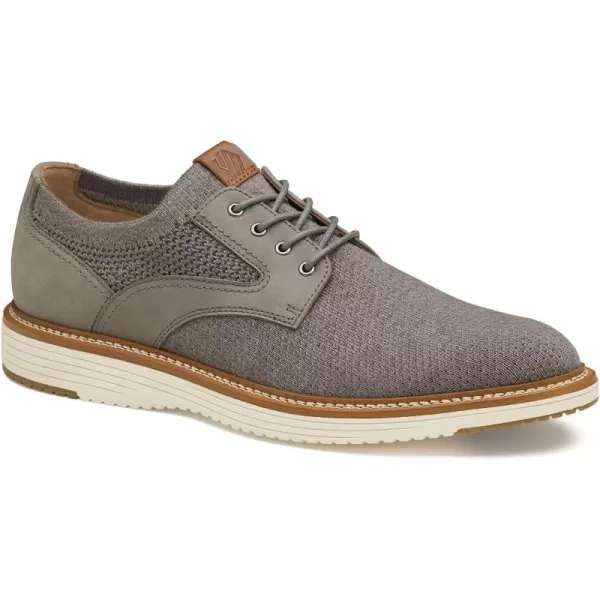 imageJohnston amp Murphy Mens Upton Knit Plain Toe  Mens Walking Shoes Casual Shoes for Men Sneakers for Men Flexible Knit Shoes for Men TRUFOAM Sole amp Rubber SoleGray Knit