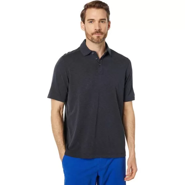imageJohnston amp Murphy Mens Vintage Slub PoloBlack