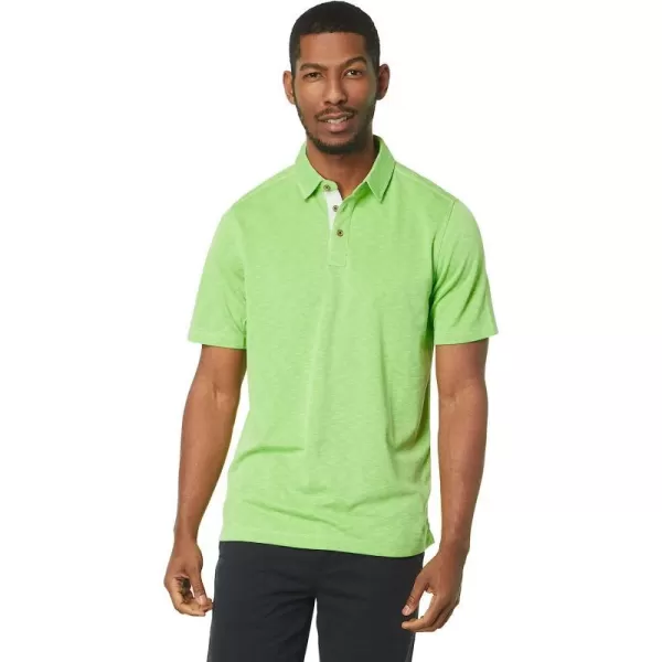 imageJohnston amp Murphy Mens Vintage Slub PoloLime