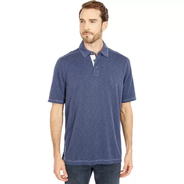 imageJohnston amp Murphy Mens Vintage Slub PoloNavy
