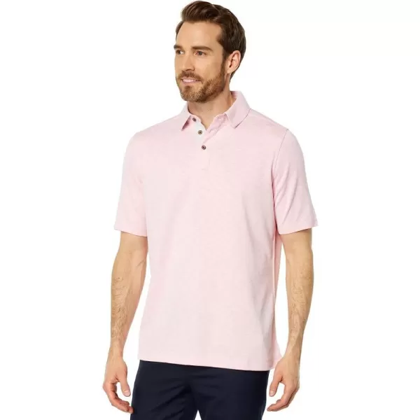 imageJohnston amp Murphy Mens Vintage Slub PoloPink
