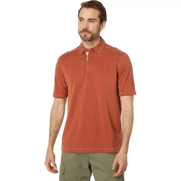 imageJohnston amp Murphy Mens Vintage Slub PoloRust