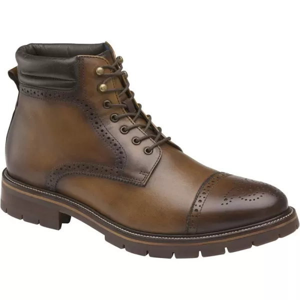 imageJohnston amp Murphy Mens XC Flex Cody Cap Toe BootTan Full Grain
