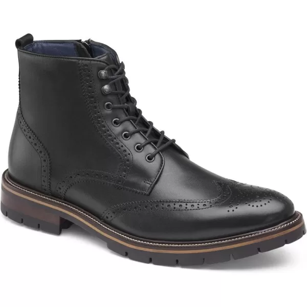 imageJohnston amp Murphy Mens XC Flex Cody Wingtip Zip BootBlack Full Grain
