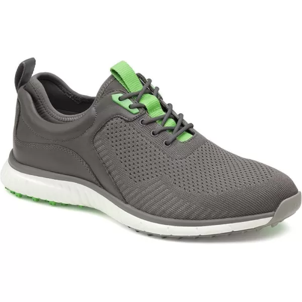 imageJohnston amp Murphy Mens XC4 H2 Sport Hybrid Knit Golf Shoe  Waterproof Leather  Lightweight  Memory Foam CushioningGray KnitGray Waterproof Leather