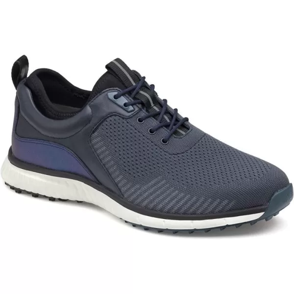 imageJohnston amp Murphy Mens XC4 H2 Sport Hybrid Knit Golf Shoe  Waterproof Leather  Lightweight  Memory Foam CushioningNavy KnitNavy Waterproof Leather