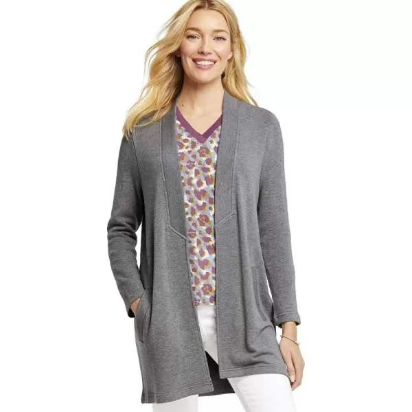 imageJohnston amp Murphy Womens OpenFront JacketHeather Grey