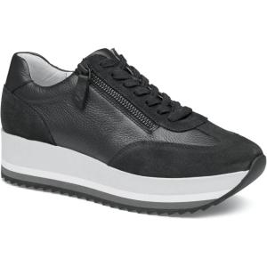 imageJohnston ampamp Murphy Womens Gracie SideZip SneakerBlack Suede