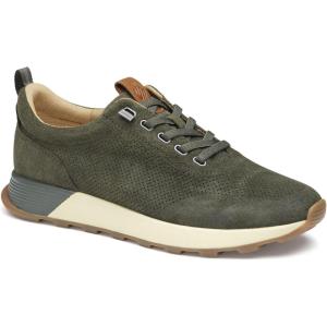 imageJohnston ampamp Murphy Kinnon Jogger Mens Shoes  Mens Casual Sneakers Comfortable Shoes for Men Mens Fashion SneakersOlive Oiled Suede