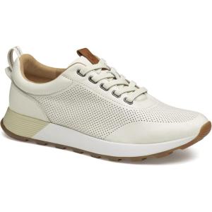 imageJohnston ampamp Murphy Kinnon Jogger Mens Shoes  Mens Casual Sneakers Comfortable Shoes for Men Mens Fashion SneakersWhite Full Grain