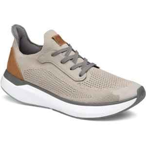 imageJohnston ampamp Murphy Mens Miles Knit Laceup SneakerTaupe Knit