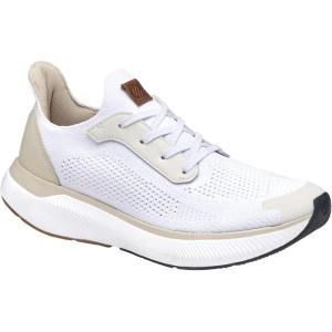imageJohnston ampamp Murphy Mens Miles Knit Laceup SneakerWhite