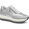 imageJohnston ampamp Murphy Gracie SideZip Sneaker for Women  175 Platform Sneaker Womens Fashion Sneakers Casual Shoes for WomenSilver