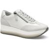 imageJohnston ampamp Murphy Gracie SideZip Sneaker for Women  175 Platform Sneaker Womens Fashion Sneakers Casual Shoes for WomenWhite