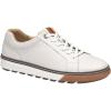 imageJohnston ampamp Murphy Mens McGuffey LacetoToe Shoe Classic Lightweight Leather SneakerWhite Waterproof Full Grain