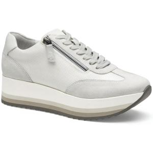 imageJohnston ampamp Murphy Gracie SideZip Sneaker for Women  175 Platform Sneaker Womens Fashion Sneakers Casual Shoes for WomenWhite