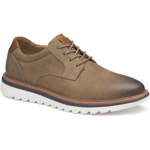 imageJohnston ampamp Murphy Mens Braydon Plain ToeDark Taupe Oiled Nubuck