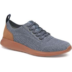 imageJohnston ampamp Murphy Mens Amherst UThroat Shoes EVA Sole ampamp Cushioned Footbed Lightweight Casual Shoes Soft Wool Blend Flexible Athletic ConstructionNavy KnitBrick Sole