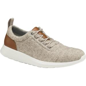 imageJohnston ampamp Murphy Mens Amherst UThroat Shoes EVA Sole ampamp Cushioned Footbed Lightweight Casual Shoes Soft Wool Blend Flexible Athletic ConstructionTaupe Wool