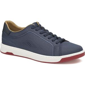 imageJohnston ampamp Murphy Mens Daxton Knit LaceUp Shoes  Mens Walking Shoes Casual Shoes for Men Sneakers for Men LaceUp Sneakers TRUFOAM Cushioned Footbed ampamp Rubber SoleNavy Knit