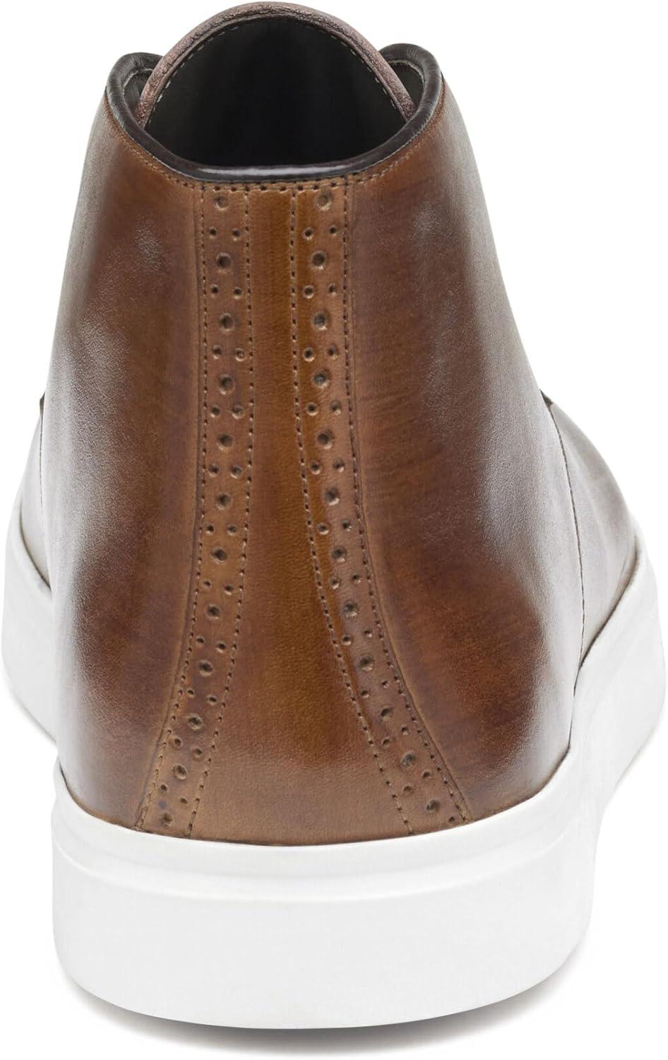 imageJohnston ampamp Murphy Brody Chukka Boots for Men  Casual ampamp Dress Leather Shoes for Men for Work ampamp Daily WearBrown Handstained Calfskin