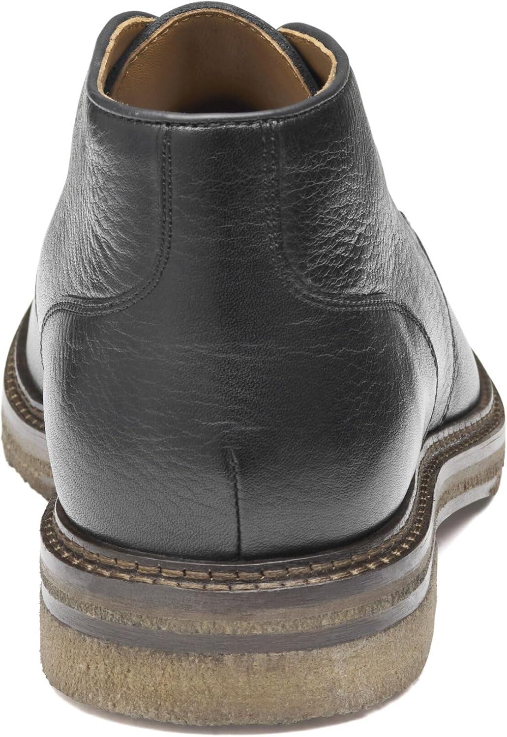 imageJohnston ampamp Murphy Calder Chukka Casual Shoes for Men  Leather Boots for Men for Office ampamp Daily WearBlack