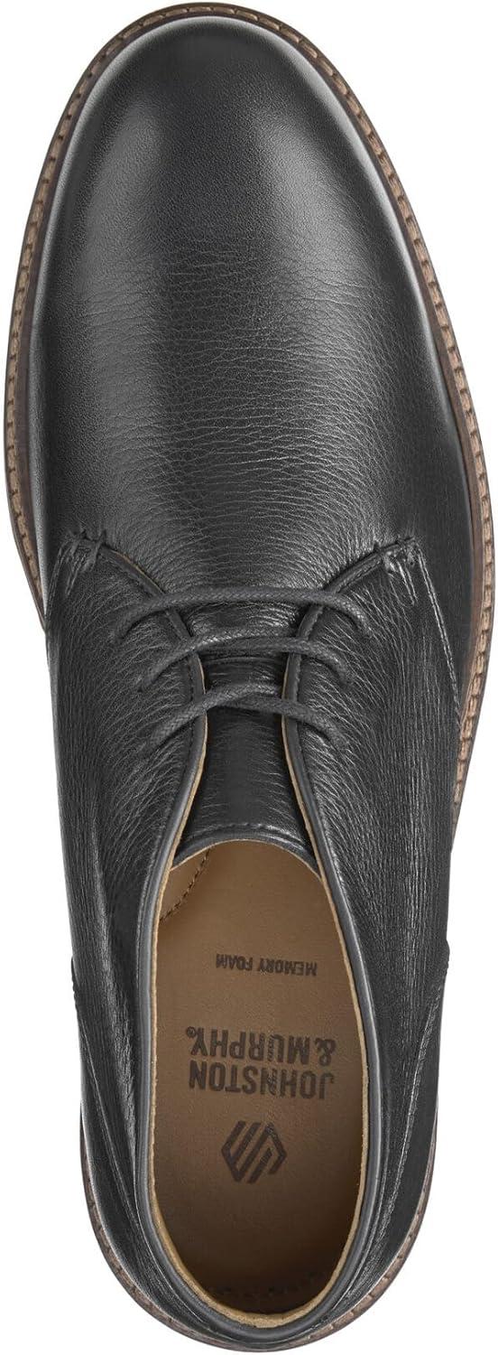 imageJohnston ampamp Murphy Calder Chukka Casual Shoes for Men  Leather Boots for Men for Office ampamp Daily WearBlack